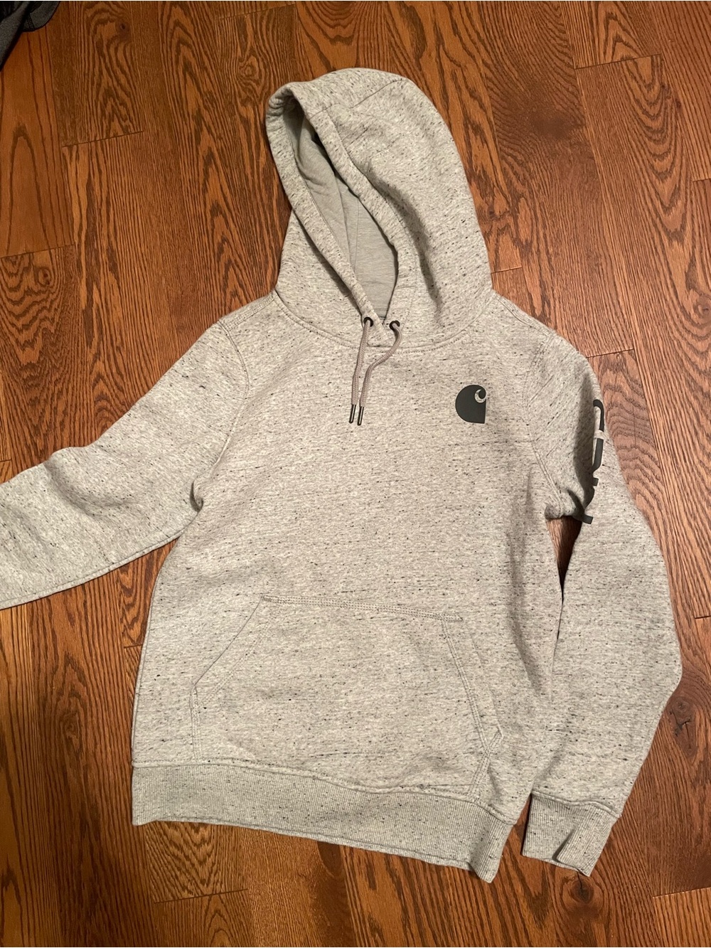 Carhartt Light Heather Gray Relaxed Fit Hoodie women’s